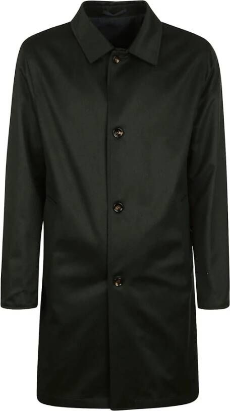 Kired Single-Breasted Coats Groen Heren