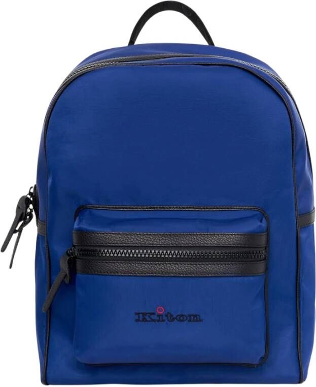 Kiton Backpacks Blauw Heren