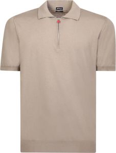 Kiton Beige Polo T-Shirt voor Heren Beige Heren
