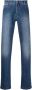 Kiton Blauwe Low-Rise Slim-Fit Jeans Blauw Heren - Thumbnail 1
