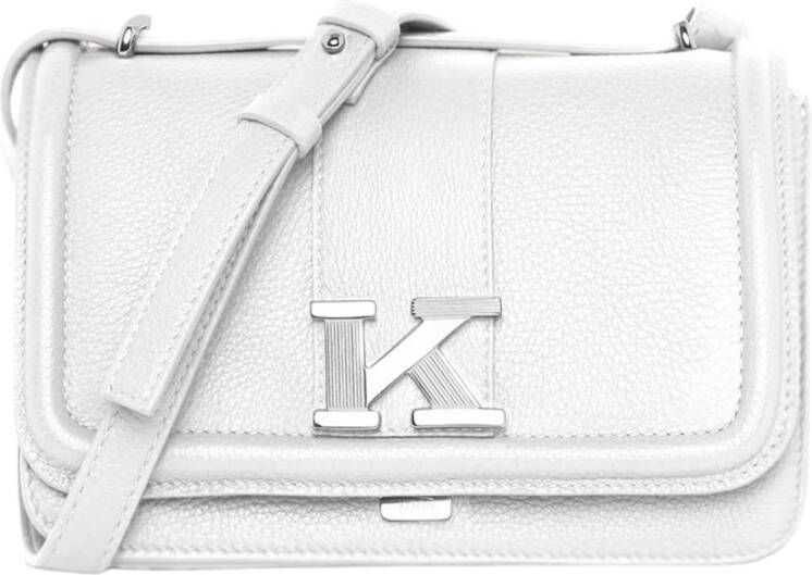Kiton Cross Body Bags White Dames