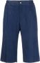 Kiton Elastische denim shorts Blauw Heren - Thumbnail 1