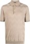 Kiton Polo shirt met golfpatroon Beige Heren - Thumbnail 1