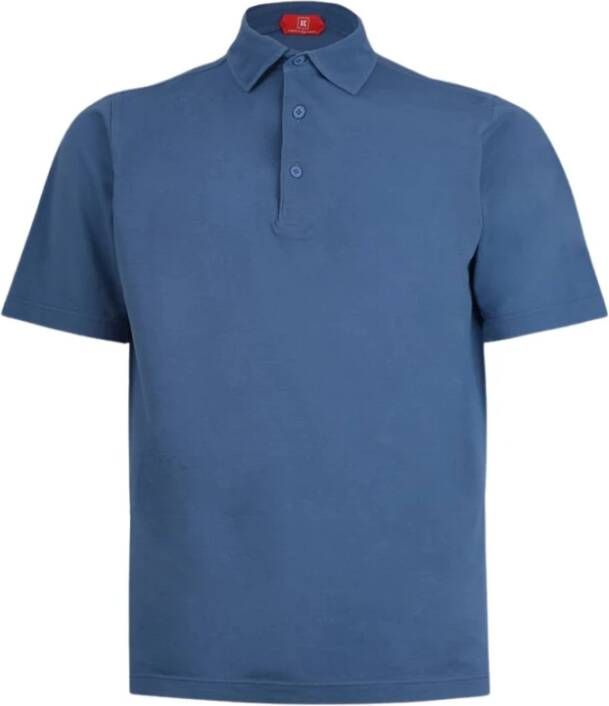 Kiton Polo Shirt Verhoog je casual stijl Blauw Heren