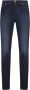 Kiton Rechte Pijp Denim Broek Blauw Heren - Thumbnail 1