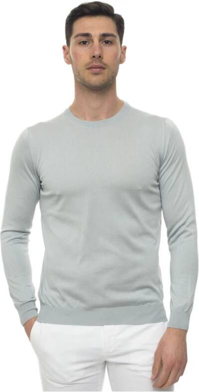 Kiton Round-neck pullover Grijs Heren