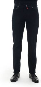Kiton Slim-Fit 5 Zakken Denim Jeans Zwart Heren