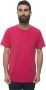 Kiton Stonewashed Katoenen T-shirt voor Heren Roze Heren - Thumbnail 1