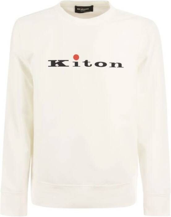 Kiton Sweatshirt White Heren