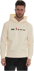 Kiton Sweatshirt with hood Beige Heren