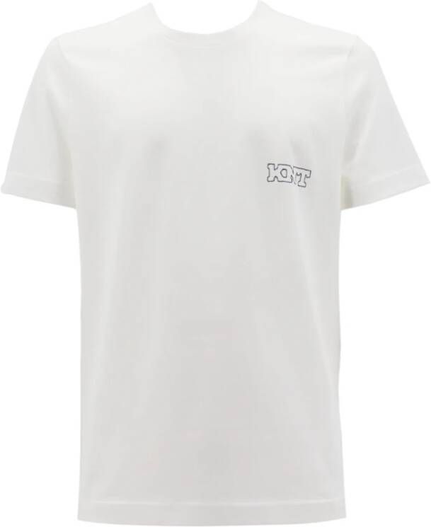 Kiton T-shirt Umm025705000 Wit Heren