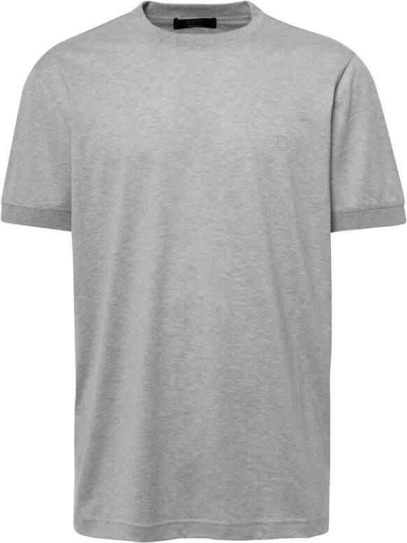 Kiton T-Shirts Stijlvolle Collectie Grijs Heren