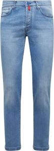 Kiton Ultra-Slim Indigo Jeans Blauw Heren