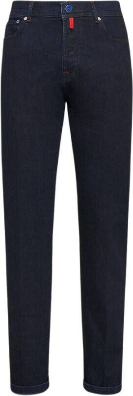 Kiton Ultra-Slim Jeans Blauw Heren