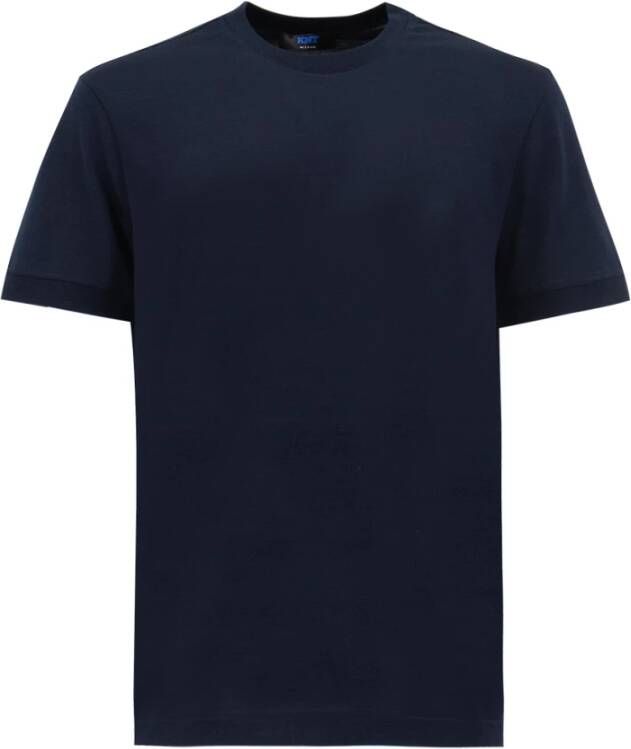 Kiton Upgrade je garderobe met dit heren T-shirt Blauw Heren