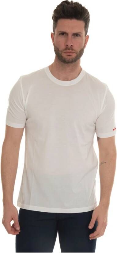 Kiton Upgrade je garderobe met een stijlvol T-shirt White Heren