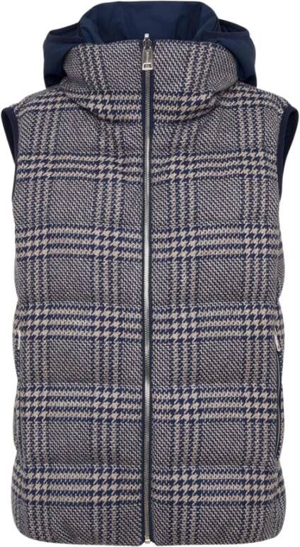 Kiton Zijdejas Blauw Dames