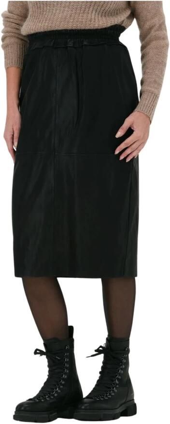 KNIT-TED Dames Rokken Amira Skirt Zwart - Foto 5