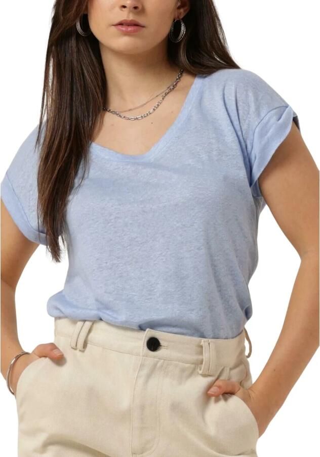 KNIT-TED Dames Tops & T-shirts Eliane Lichtblauw - Foto 3