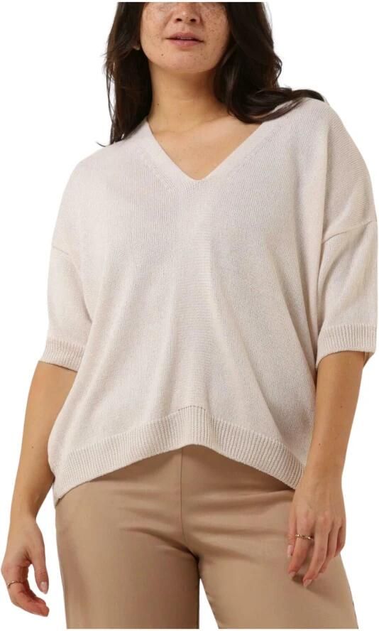 Knit-ted Dames Truien Vesten Dewy Beige Dames