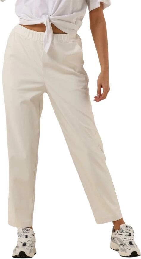 Knit-ted Faux leather broek Sally Naturel - Foto 5