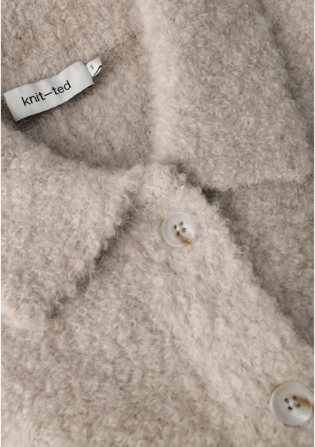 Knit-ted Elegant Lichtgrijs Vest ASA Gray Dames