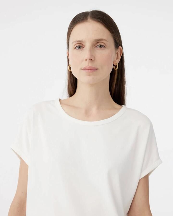 Knit-ted Emma T-shirt in gebreide stijl Beige Dames - Foto 2