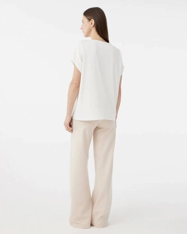 Knit-ted Emma T-shirt in gebreide stijl Beige Dames - Foto 3