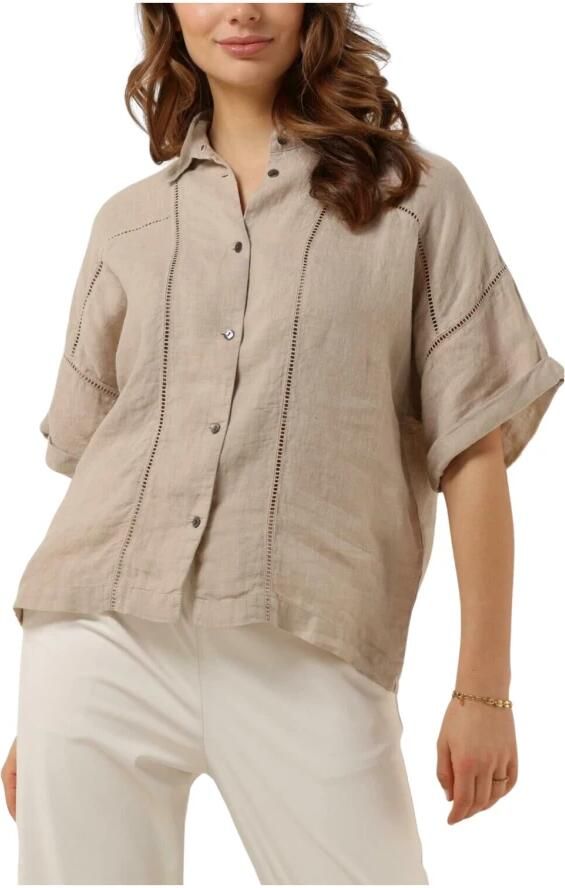 Knit-ted Kate Blouse in Zandkleur Beige Dames - Foto 3