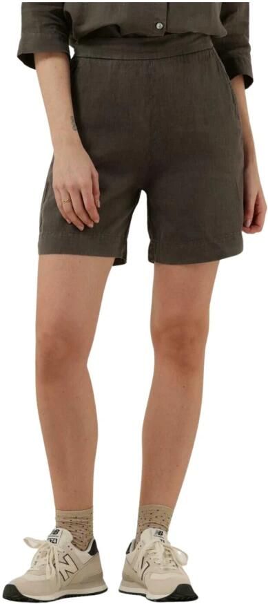 Knit-ted Korte Gebreide Dames Karmen Grijze Broeken Gray Dames - Foto 5