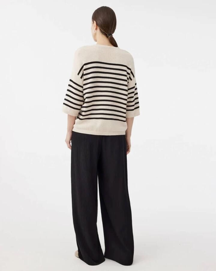 Knit-ted Korte Mouw Pullover Nanda Beige Dames - Foto 7