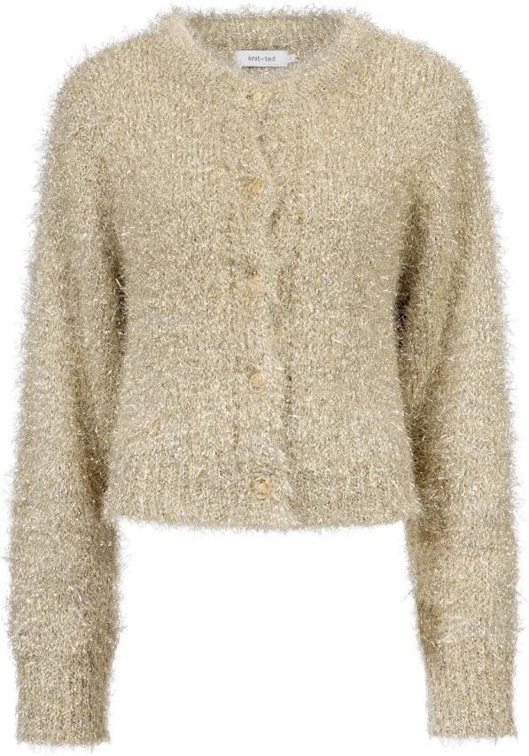Knit-ted Gouden Cardigan Lynn voor vrouwen Yellow Dames - Foto 11