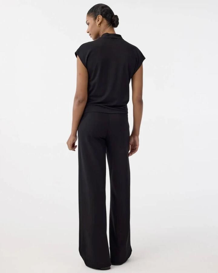 Knit-ted Mouwloze Jet Top Black Dames - Foto 4