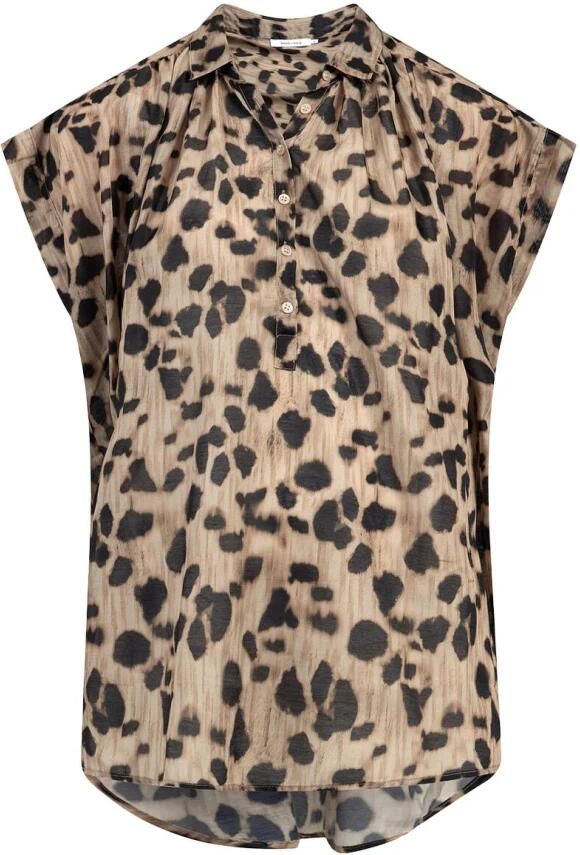 Knit-ted Mouwloze Top Bodee Brown Dames - Foto 4