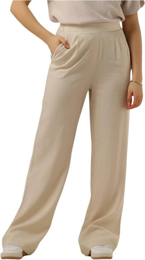 Knit-ted Wijde Broek Wendy Beige Dames - Foto 3