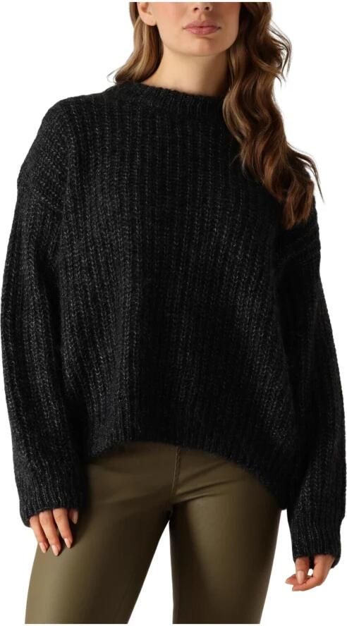 Knit-ted Zwarte Mohair Trui Phoebe Black Dames - Foto 7