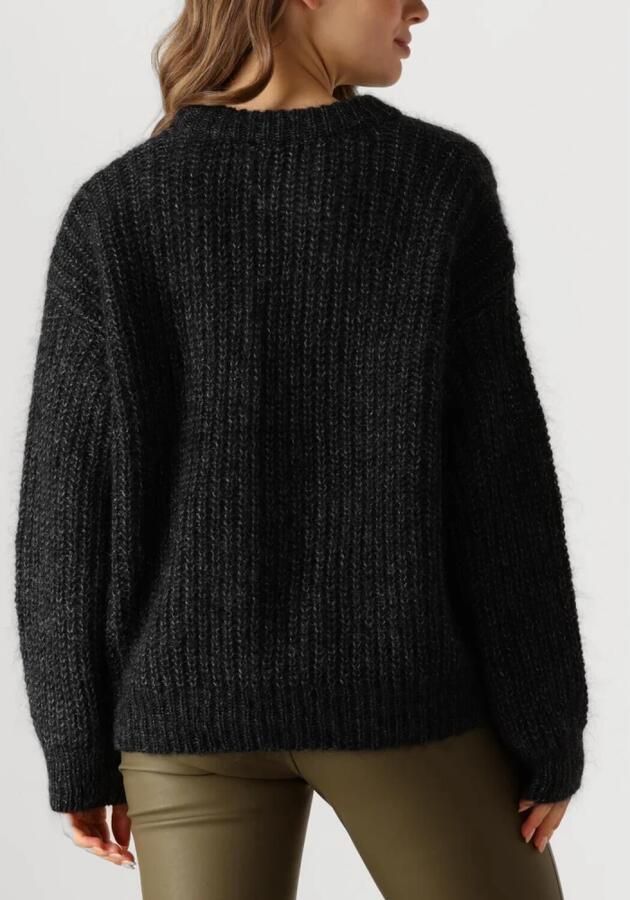 Knit-ted Zwarte Mohair Trui Phoebe Black Dames - Foto 6
