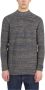 Knowledge Cotton Apparel KnowledgeCotton Apparel Trui Yarn Blauw Meerkleurig Heren - Thumbnail 2