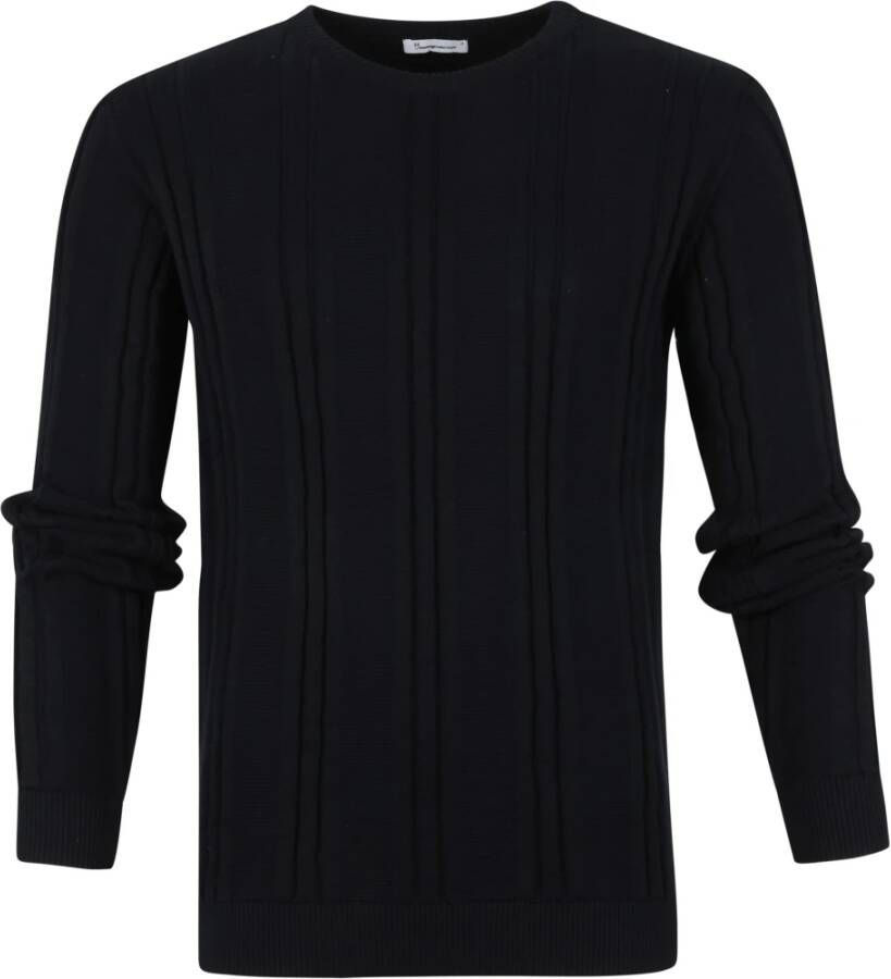 Knowledge Cotton Apparel Jersey Blauw Heren