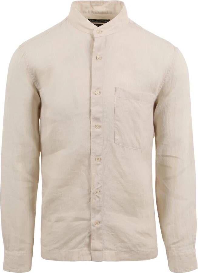 Knowledge Cotton Apparel KnowledgeCotton Apparel Overhemd Beige Heren - Foto 3