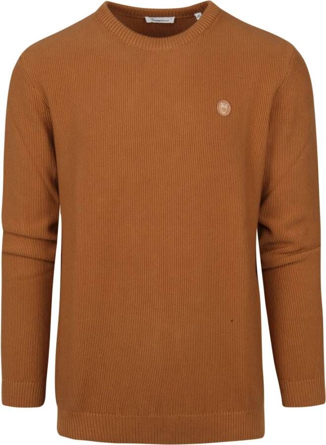 KnowledgeCotton Apparel Sweater Bruin - Foto 1