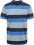Knowledge Cotton Apparel KnowledgeCotton Apparel T-shirt Strepen Blauw Heren - Thumbnail 1