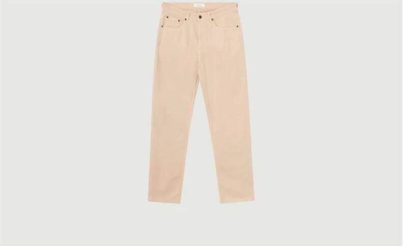 Knowledge Cotton Apparel Trousers Beige Heren