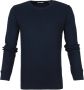 KnowledgeCotton Apparel Trui Waves Donkerblauw - Thumbnail 1