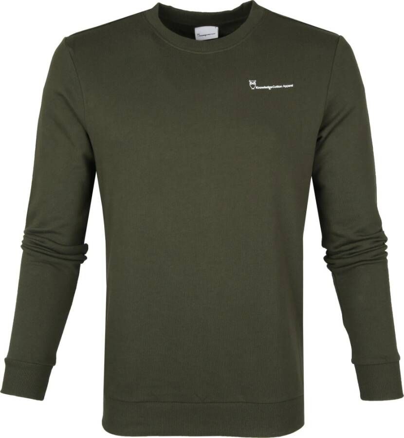 Knowledge Cotton Apparel sweater Elm forest night