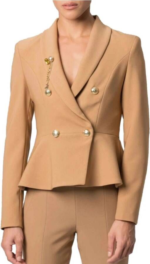 Kocca Blazer Jas Beige Dames