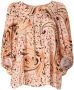 Kocca Bloemen Fantasie Blouse Multicolor Dames - Thumbnail 1