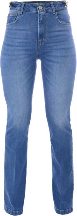 Kocca Cilty High-Waisted Slim-Fit Jeans Blauw Dames