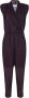 Kocca Comfortabele jumpsuit in glanzende stof Purple Dames - Thumbnail 2