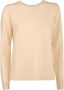 Kocca Wollen Gebreide Trui Beige Dames - Thumbnail 1